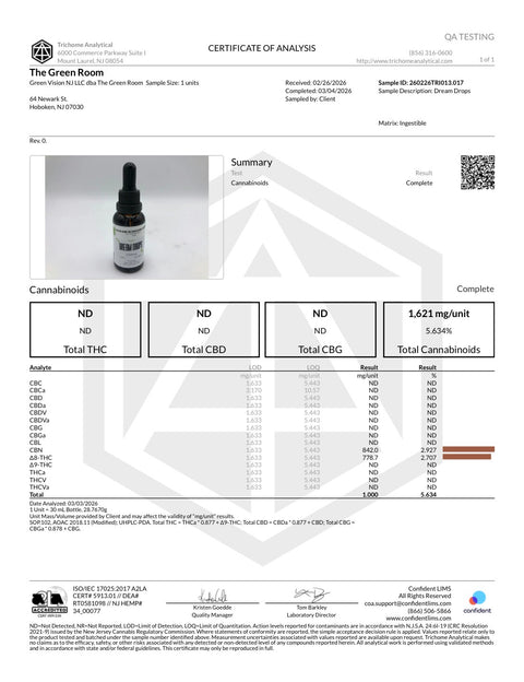 Dream Drops Tincture